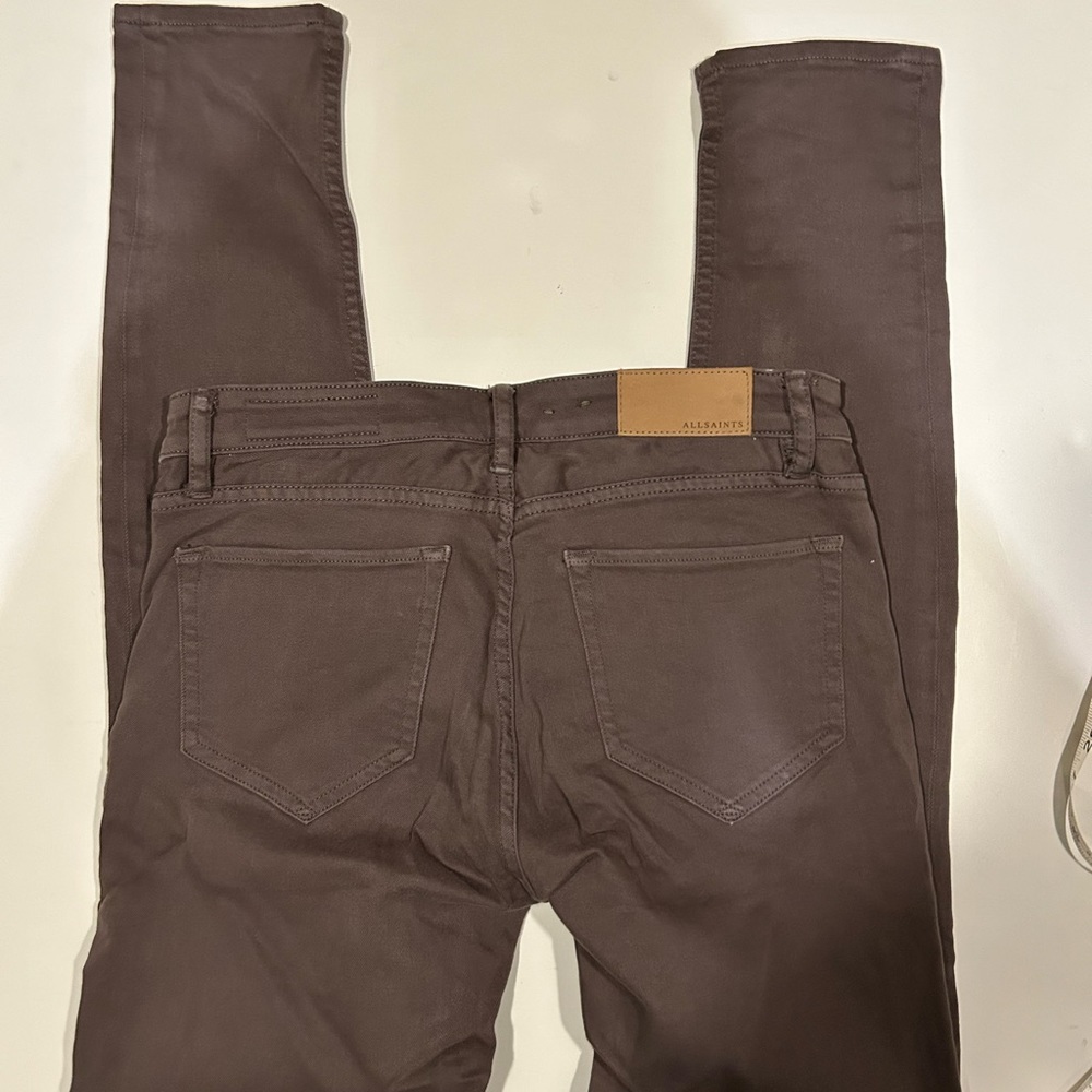ALL SAINTS MAST GRAY JEANS SIZE 28 LIKE NEW - Picture 3 of 8